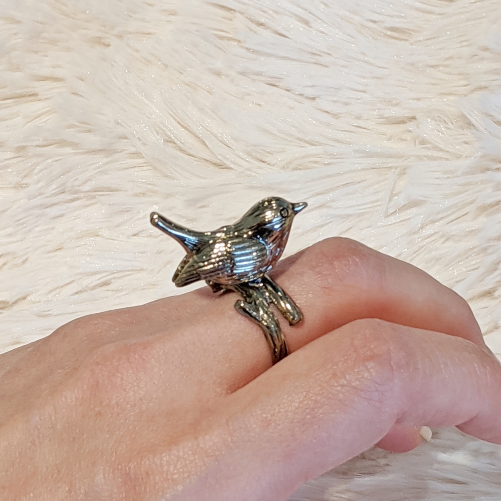 Super Cute Bird Ring View 4